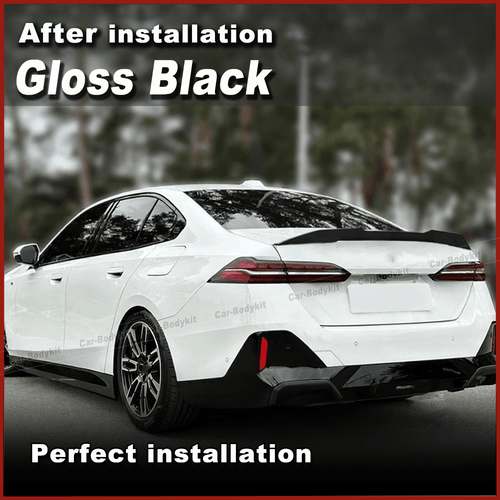 Alerón trasero negro brillante labio del alerón trasero para BMW G60 520i i5 G90 M5 24+ - Imagen 5 de 11