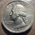 1955 Washington Silver Quarter ANACS Proof 64. Great Looker. Free Shipping.