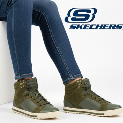 Damen Sketchers High Top Sneaker Größe UK 3