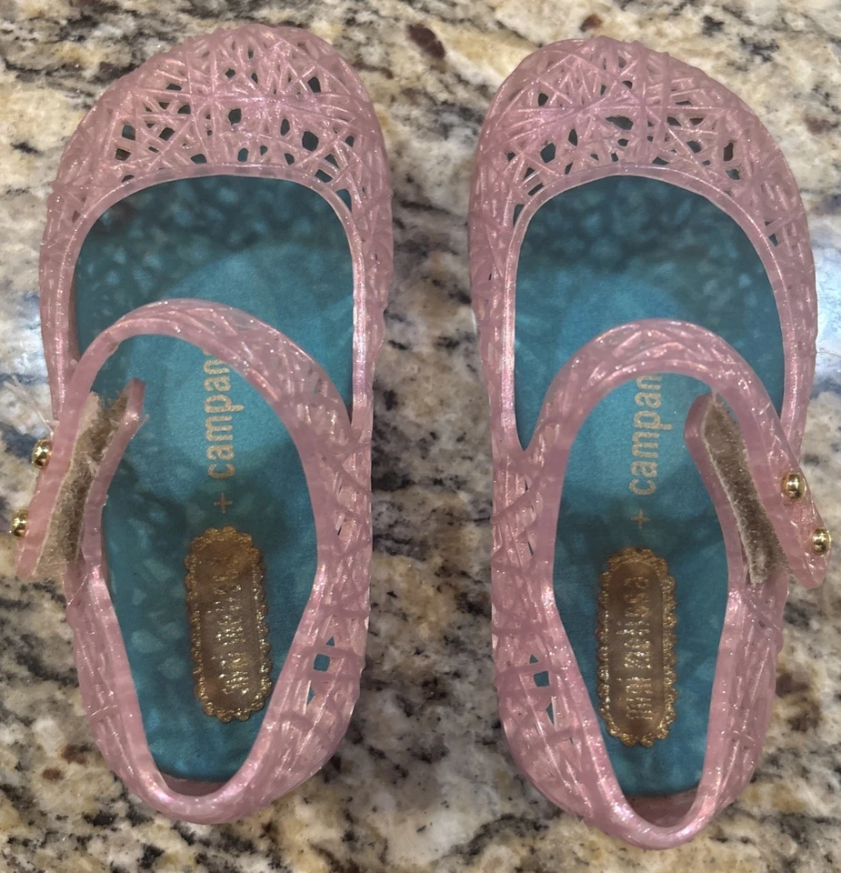 Zapato Mini Melissa Rosa Transparente Campana Jelly Talla 6 Foto 2 de 4