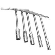 Metric T-Handle Socket Wrench Set Mini Tool Kit Compact - 5 Piece Set