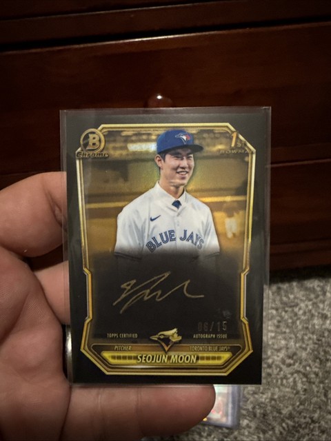 2026 Bowman Baseball Seojun Moon Gold Ink Auto /15 Toronto Blue Jays Korea