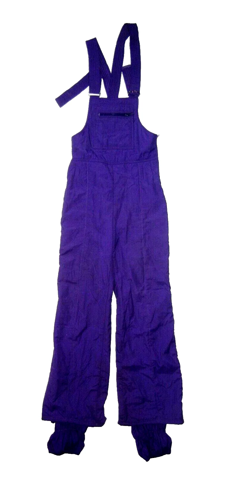 Vtg INNSBRUCK AUSTRIA Purple Warm INSULATED SNOW BIBS Ski Winter Pants Women's 8