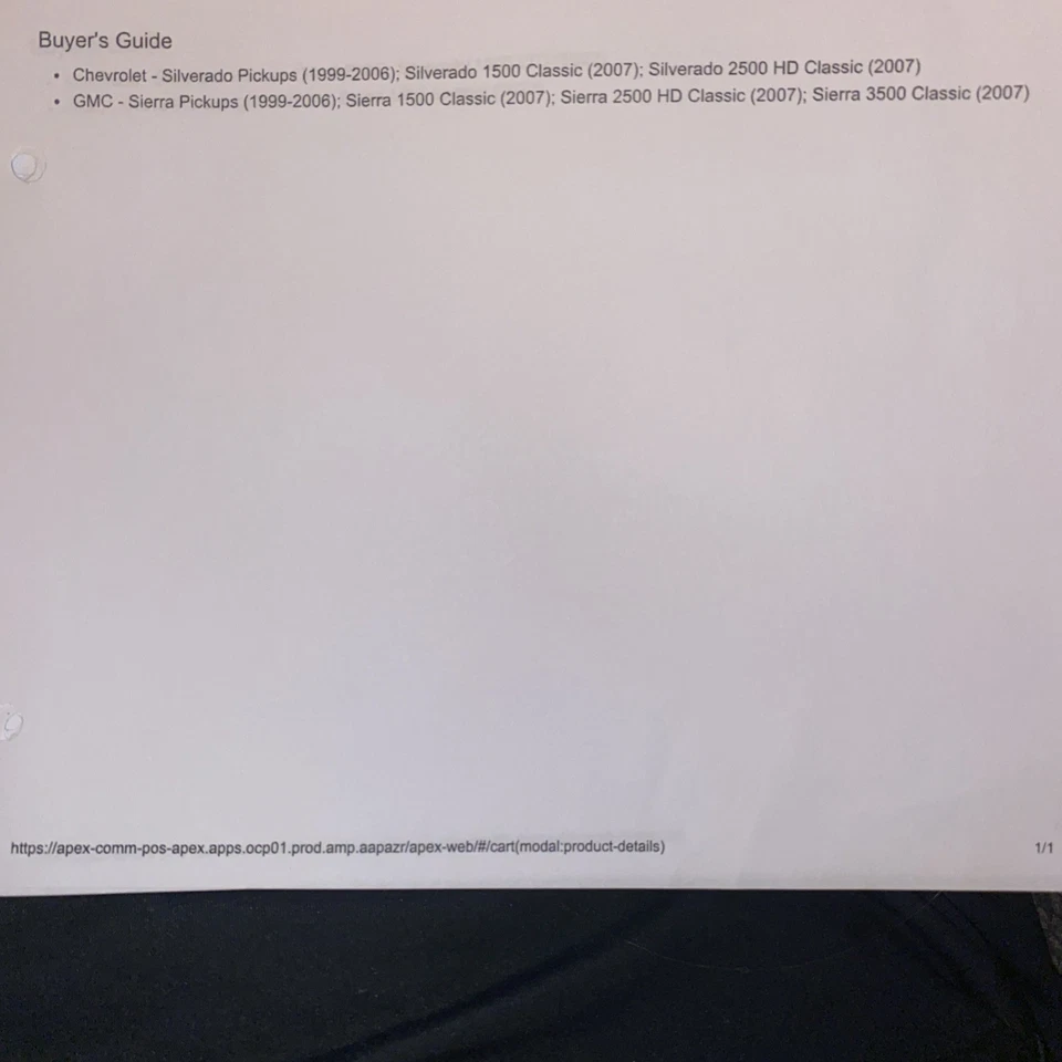 Ventvisor para Chevy Silverado 99-06, 1500 Classic 07, GMC Sierra 99-06, 2500 07 Foto 3 de 3