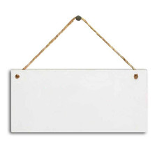 4 Pcs Unfinished Wood Sign Blank Hanging Wooden Plaque DIY Craft 5.78x8.89 inch
