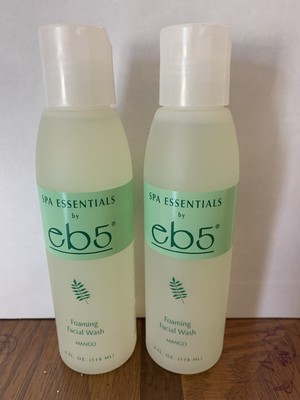 NEW 2PK Spa Essentials by Eb5 Foaming Facial Wash, Mango (4 oz ea) DISCONTINUED