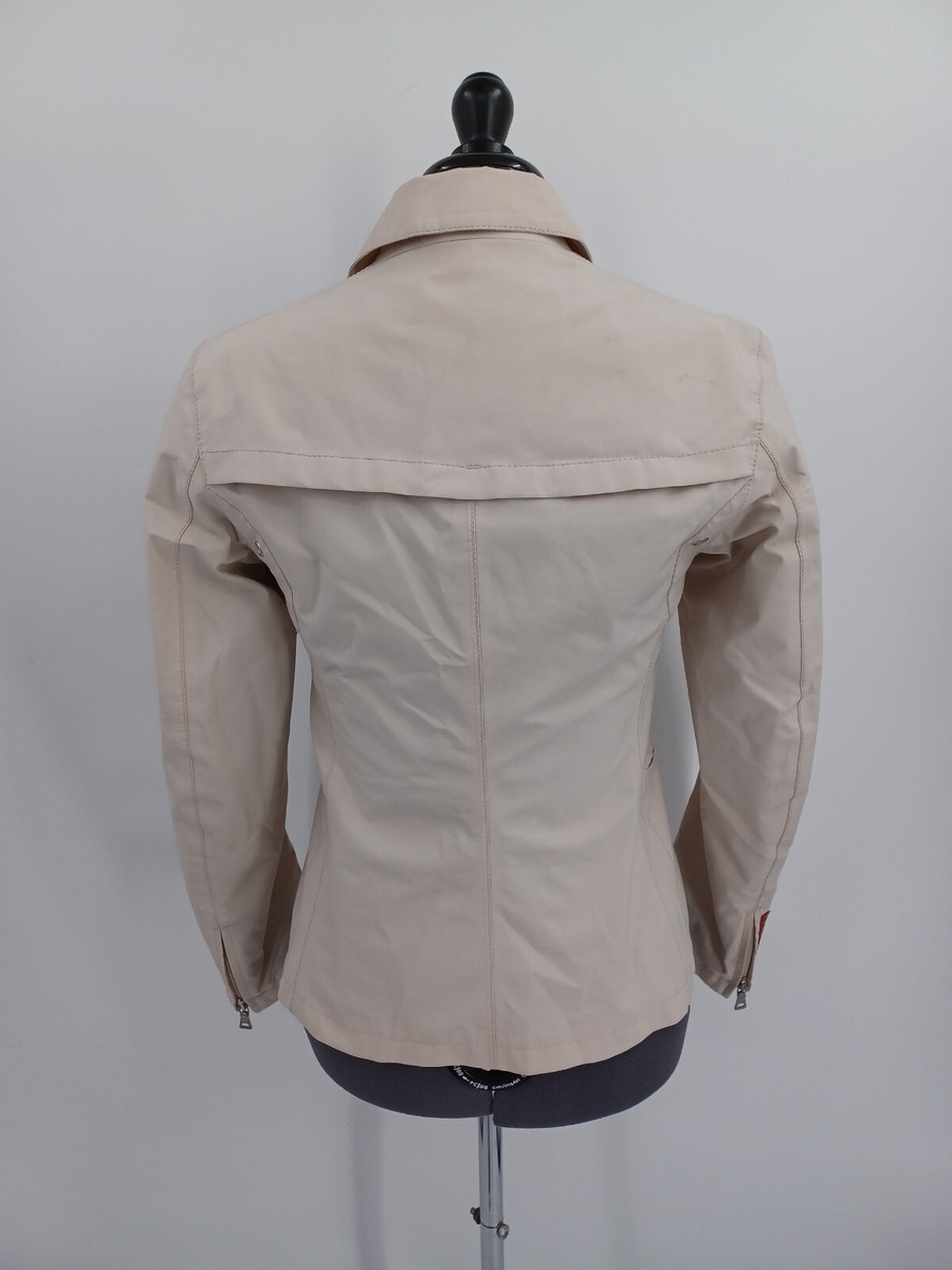 Prada Italy Beige Light Zip Front Jacket 280563 Size 40 | eBay Prada Italy Beige Light Zip Front Jacket 280563 Size 40 | eBay