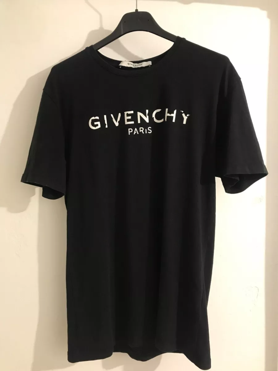 Givenchy logo t-shirt in black (made in Italy)