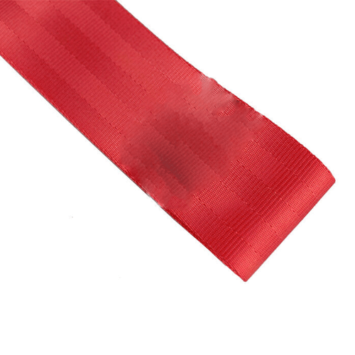 Red Universal Car Front/Rear Bumper Sports Style Tow Hook Strap Decorative Rope - Picture 8 of 15
