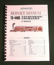 Kenwood TS-440S Service Manual - Premium Card Stock Covers  32 LB Paper 