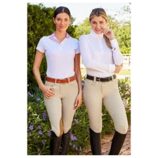 SD500QQ RJ Classics SADIE JR 37.5 Girls Short Sleeve English Show Shirt- White w