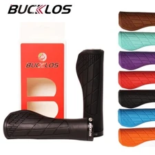 Ergonomic Rubber Bicycle Handlebar Grips Mountain Road Cycling Lock-on Bar Ends