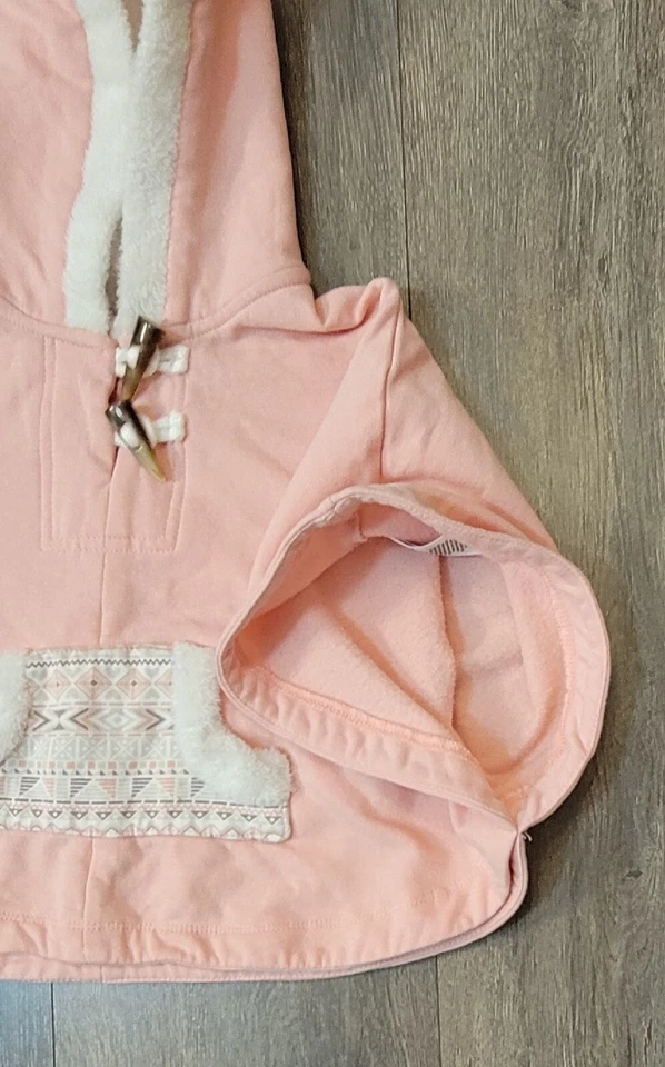 Jillian's Armario Bebé Niñas Rosa Poncho Capa Capa Talla 24 Meses Foto 2 de 4