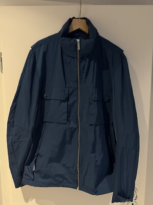 Adolfo Dominguez Windbreaker Herren Dunkelblau Gr. 52