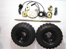 900mm 25mm Axle keyway running full length foot brake control 8 inch wheels