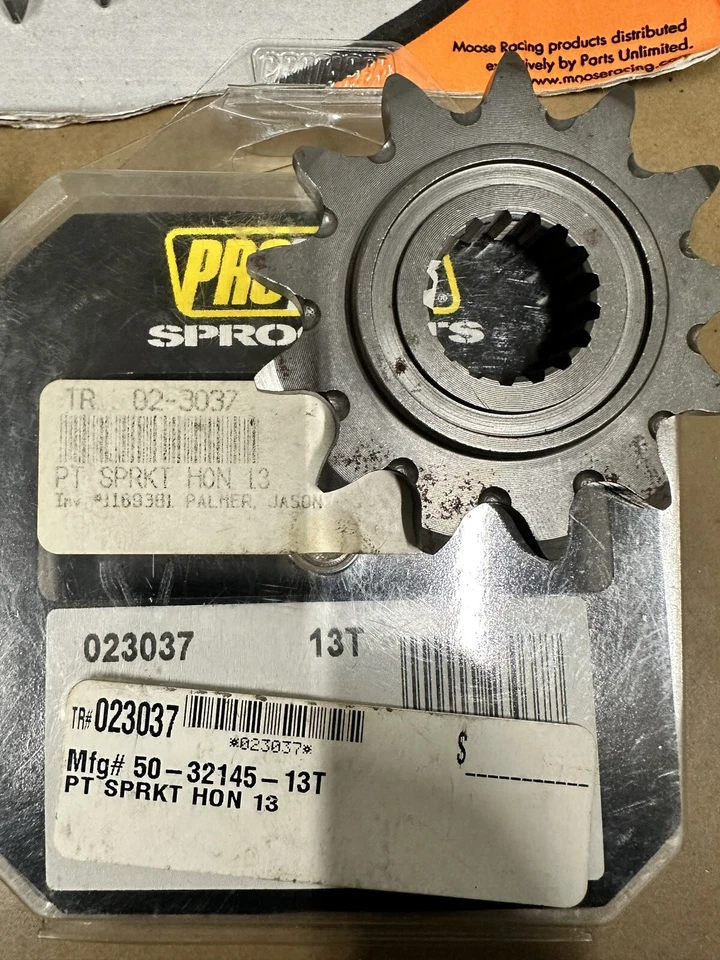 Piñón trasero Honda CRF250 MOOSE Pro piñones delanteros cónicos nuevos Foto 4 de 4