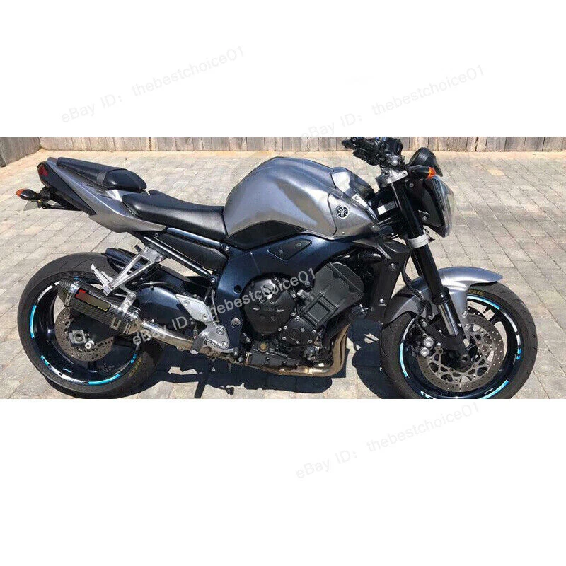For Yamaha FZ1 2006-2015 Exhaust System Mid Link Pipe Slip On 51mm Muffler Tips - Image 2 of 4