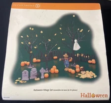 Department Dept 56 - Halloween Village Set 52957- Missing One Pumpkin