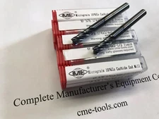 10pcs 1/4" solid Carbide End Mills Tialn Coated 4 Flt center-cutting 1006-TN-14