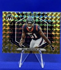 2023 Mosaic Will Anderson Jr Yellow Mosaic NFL Debut Rookie #ND-19 HOU TEXANS RC