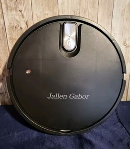 Black Jallen Gabor Robot Vacuum Basic Non Smart On Off Button Sweep Clean Light