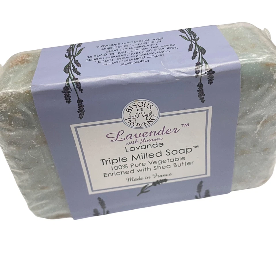 Trader Joe's Bisous de Provence Lavender Triple Milled Soap Bar with Shea Butter - Image 2 of 4