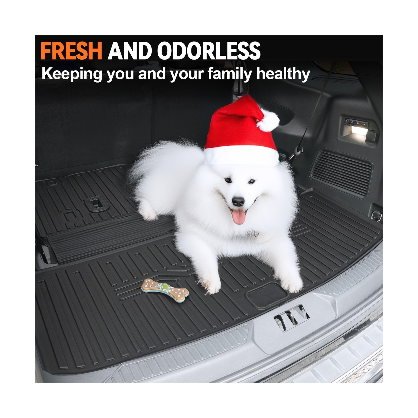 Floor Mats for 2020-2024 2025 Ford Explorer (6-seat), All Weather TPE Floor M...