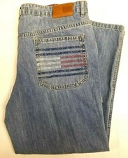 Vintage Tommy Hilfiger Womens Size 36 Cropped Carpenter Denim Capris Jeans EUC