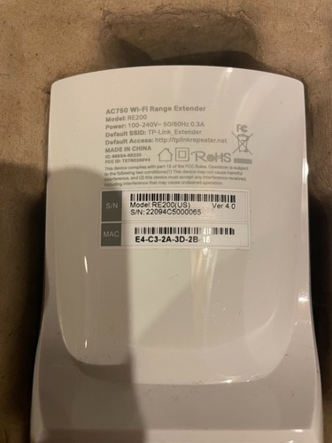 TP-LINK AC750 Wi-Fi Range Extender RE200 - Picture 5 of 5
