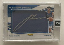 2020 Panini Instant JOSH GREEN Clear Vision AUTO Autograph Rookie 8/10 SP Signed