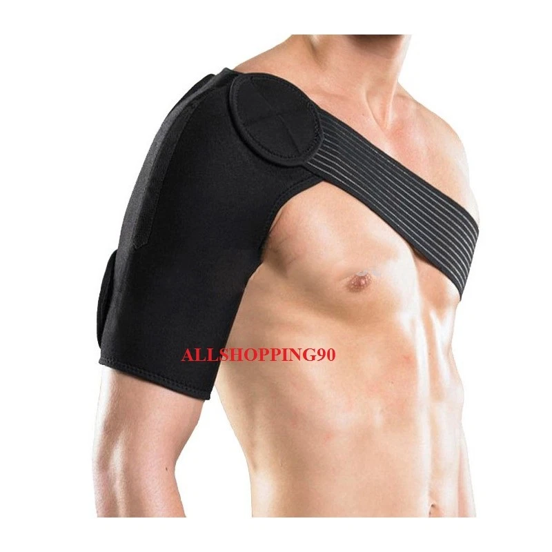 Tutore Spalla A Compressione Elastico – Uomo/Donna, Supporto Per Tendinite, Lussazione, Cuffia Rotatori – Taglia S - 4