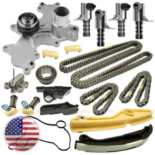 Water Pump Timing Chain Kit VVT Solenoid For Ford F-150 3496CC 213Cu FLEX 3.5L