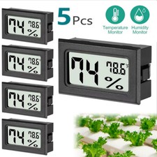 5PCS Mini Digital LCD Thermometer Hygrometer Indoor Temperature Humidity Meter