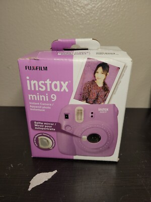 Fuji Instax Mini 9 Fujifilm Instant Film Camera Smokey Purple Brand New