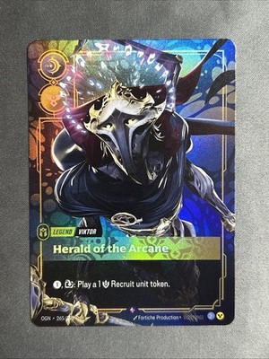 Viktor Herald of the Arcane Legend Holo League of Legends event promo 265/298 