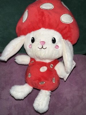 Way To Celebrate 9'' Small Mushroom Bunny Plush Easter Spring