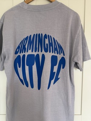 Gr. M Birmingham City Oversize Freizeit T-Shirt Undefeated Grau Medium