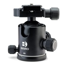 BENRO B3 -22  Friction Ball Head  PU60 Tray - Capacity 20kg / Weight