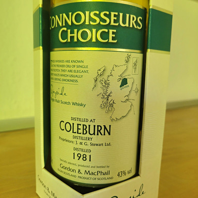 Gordon & MacPhail Connoisseurs Choice Coleburn 1981 Speyside 43% vol Dose