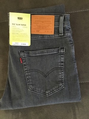 Levis 512 Slim Taper Stretch Herrenjeans (288330718) Gr:wählbar neu mit Etikett