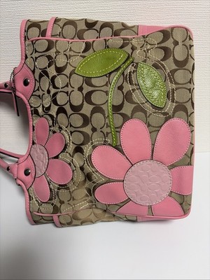 Coach F14724 Limited Edition Signature Bleecker Daisy Shoulder Bag