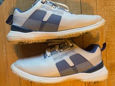 NEW Sqairz Velo LT-X Mens Golf Shoes White/Blue Size 8.5