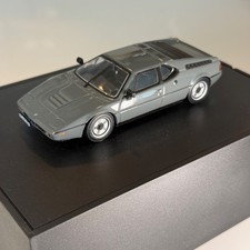 Minichamps 1:43 BMW M1 – Grey - Clean, Boxed in rare folding dealer-spec box !!!