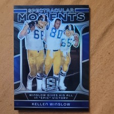 Panini 2024 Spectra Spectracular Moments Prizm Kellen Winslow #SM-KW /125