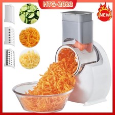 Electric Cheese Grater Kitchen Vegetable Fruits Chopper Slicer Potatoes Shredder