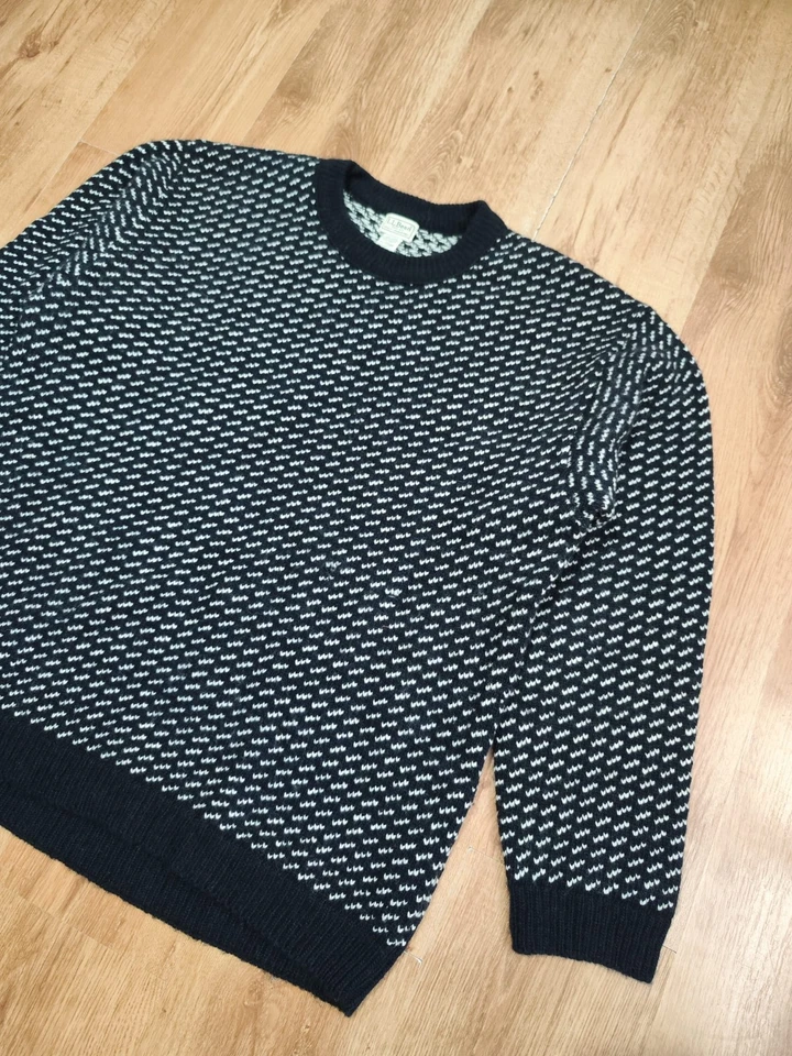Men's vintage L.L. Bean Wool Sweater Made in Norway size XL  - Bild 2 von 4