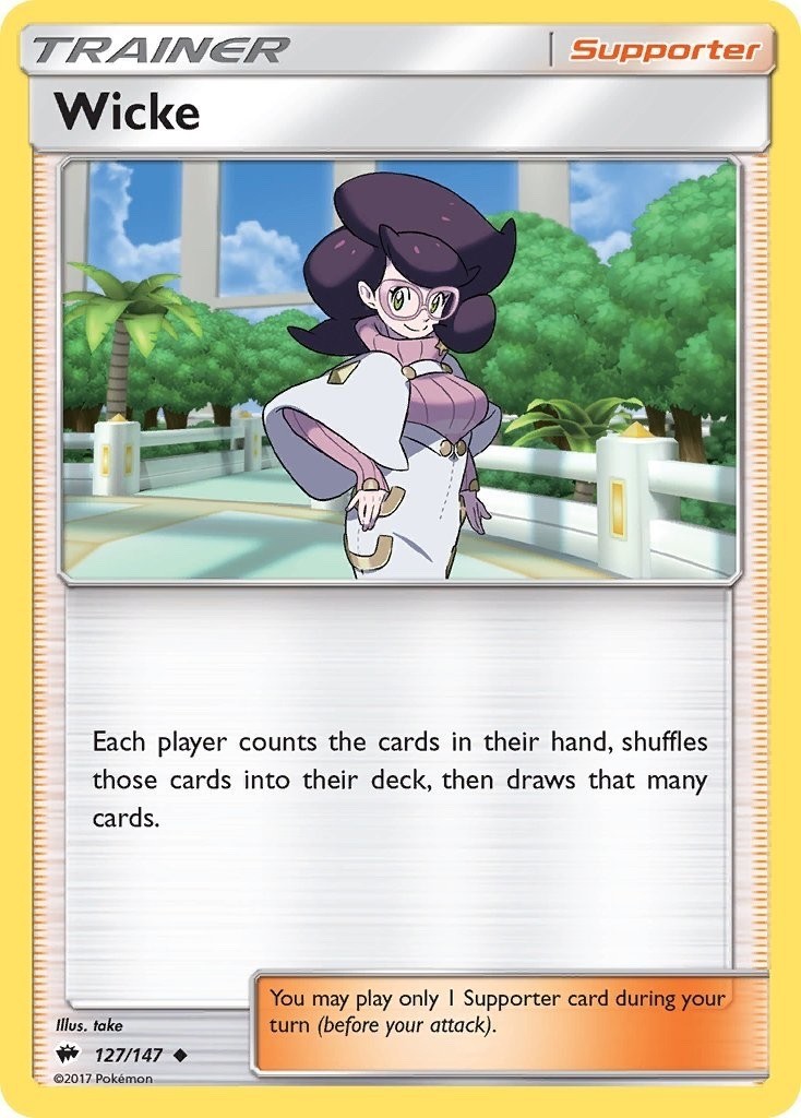 Pokemon - Wicke - 127/147 - Burning Shadows - NM/M