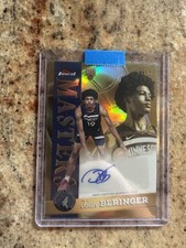 2025-26 Topps Finest Joan Beringer RC Masters Gold /50 Auto Timberwolves Rookie