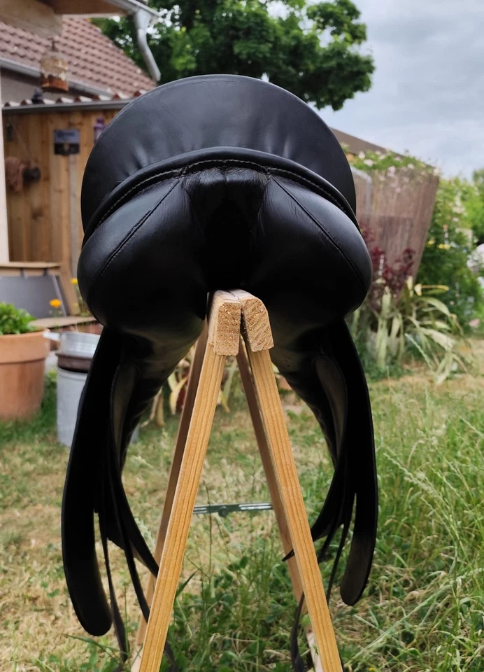 Sattel Dressur von Passier, Hubertus Schmidt 17,5" Schwarz - Bild 2 von 4