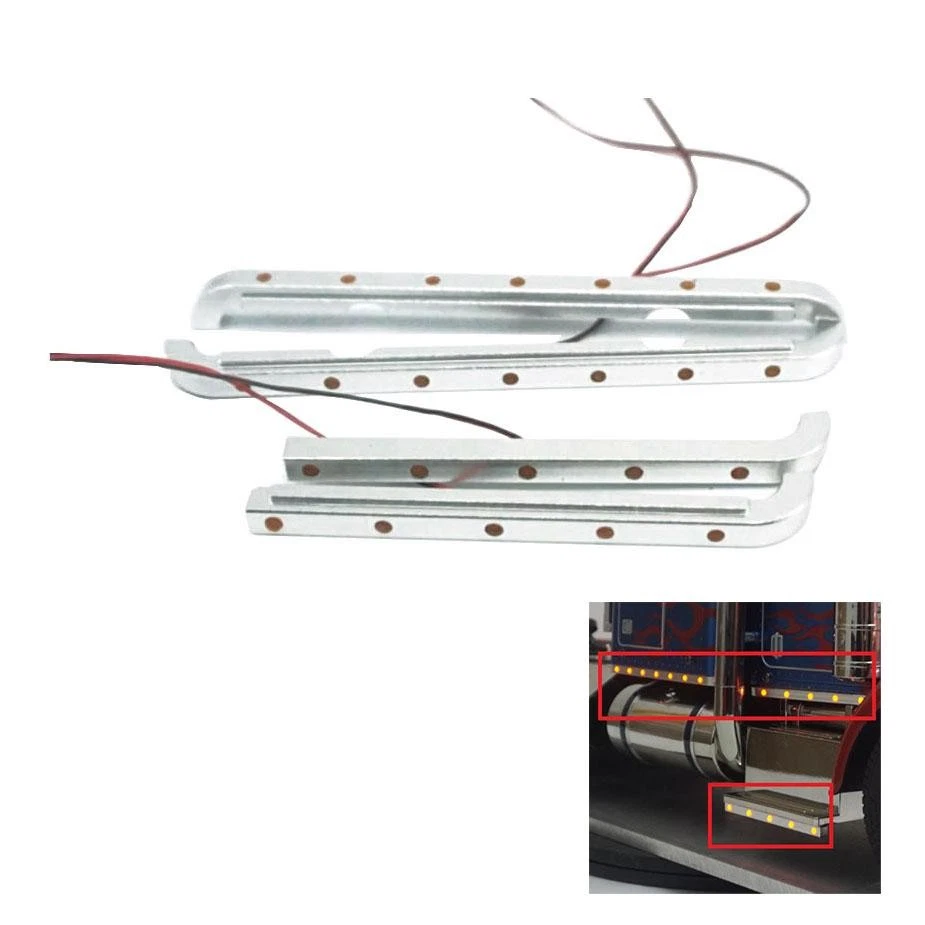 6PCS Side LED Light for TAMIYA 1/14 RC Truck Grand Hauler 56344 DIY RC Lorry - Image 3 of 4